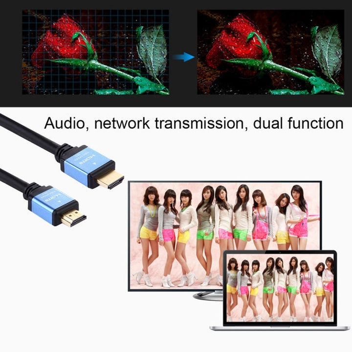 BowLift | 15m HDMI 2.0 Version High Speed HDMI 19 Pin Plug to HDMI 19 Pin Plug Connection Cable
