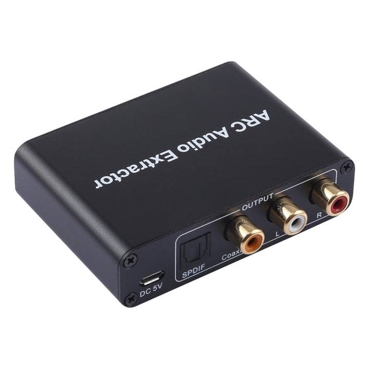 BowLift | 192KHz ARC Audio Extractor HDMI ARC to SPDIF + Coaxial + L/R Converter Audio Return Channel Adapter