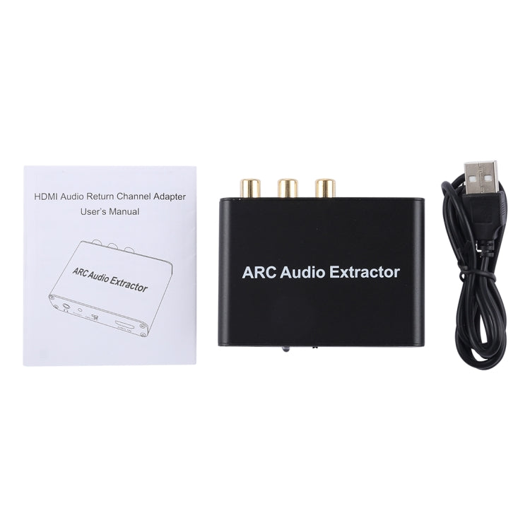 BowLift | 192KHz ARC Audio Extractor HDMI ARC to SPDIF + Coaxial + L/R Converter Audio Return Channel Adapter