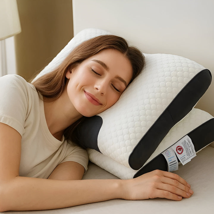 Orthopedic Neck Pillow – Ergonomic & Supportive | For Relaxation & Healthy Sleep | Bowlift
