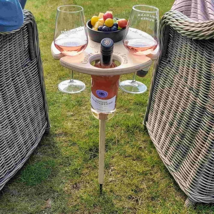BowLift | Portable Wine Table for Picnic & Outdoor Enjoyment