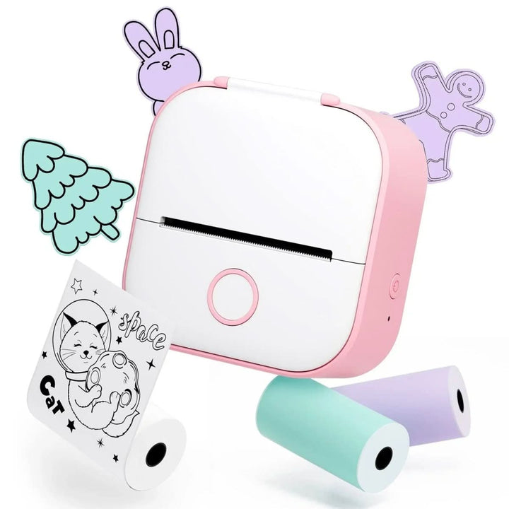 BowLift | Pixly Pocket Printer | Portable Mini Thermal Printer | Wireless Bluetooth Printer | Inkless Photo Printer for Smartphone