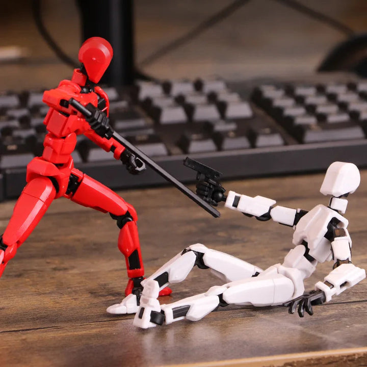 BowLift | 3D-printed mech action figure with multi-joint movement