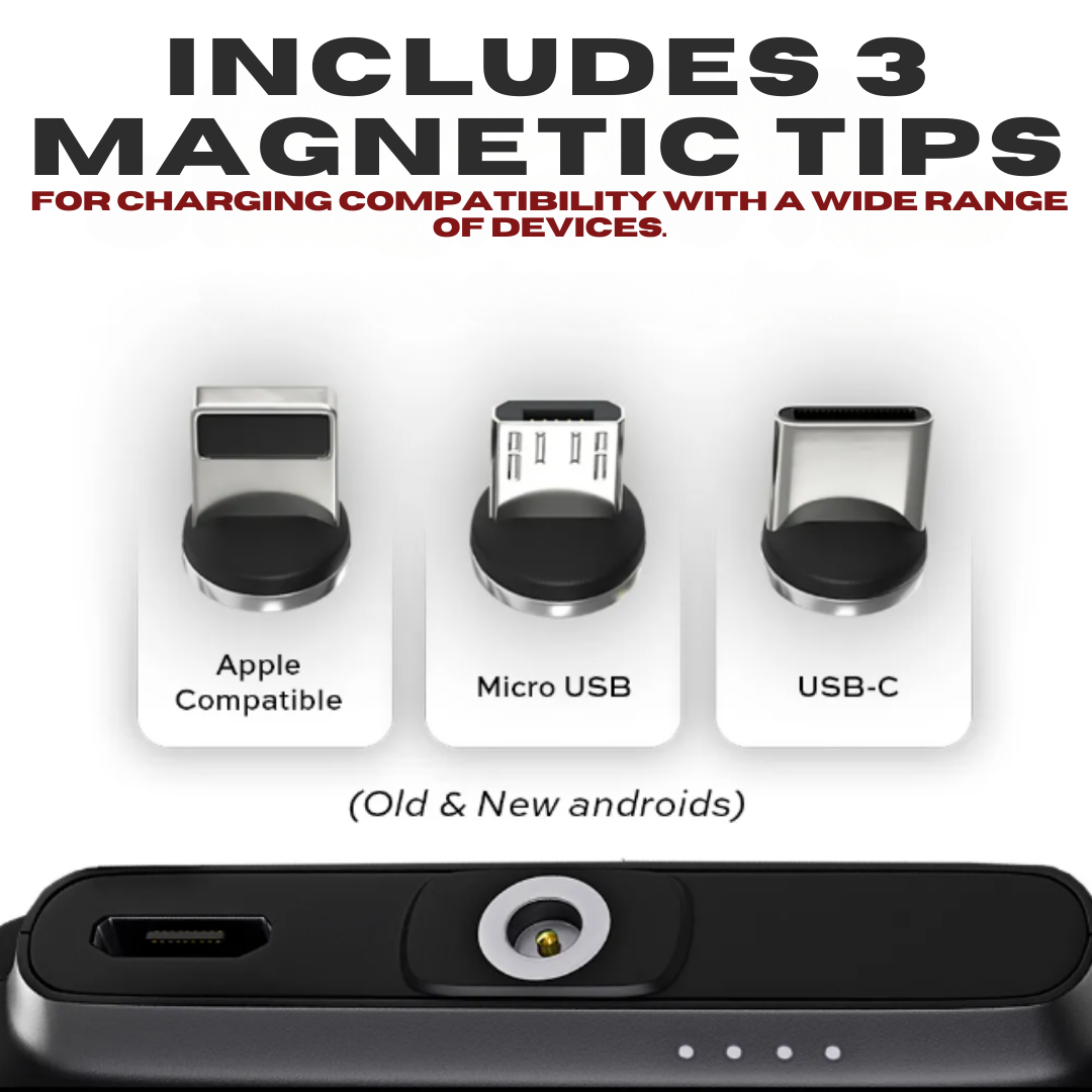 BowLift | Universal Magnetic Mini Power Bank – Stay Charged Anywhere!