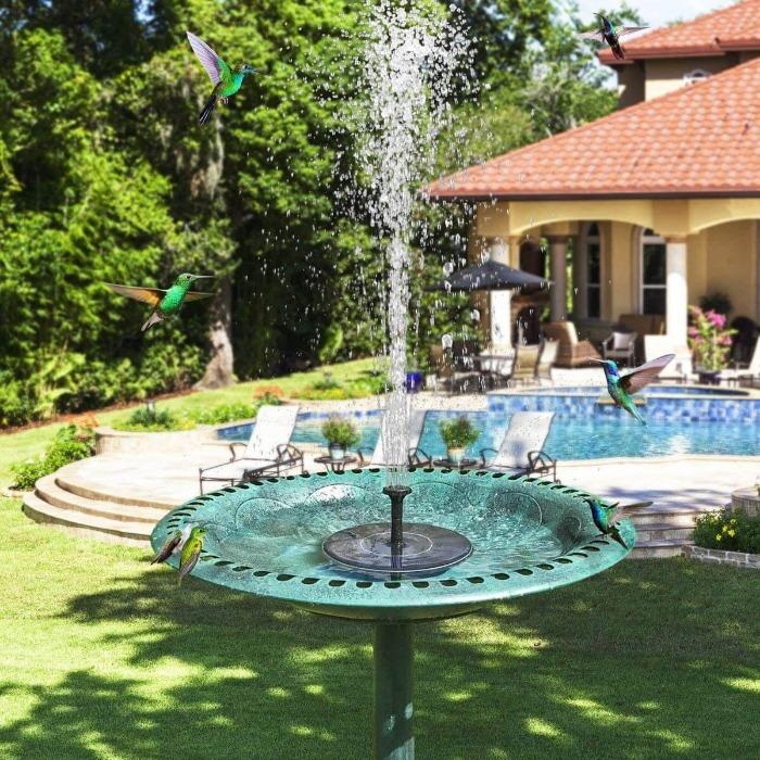 BowLift | Sophia AquaGlow Solar Fountain – Charming Garden Decoration Fountain