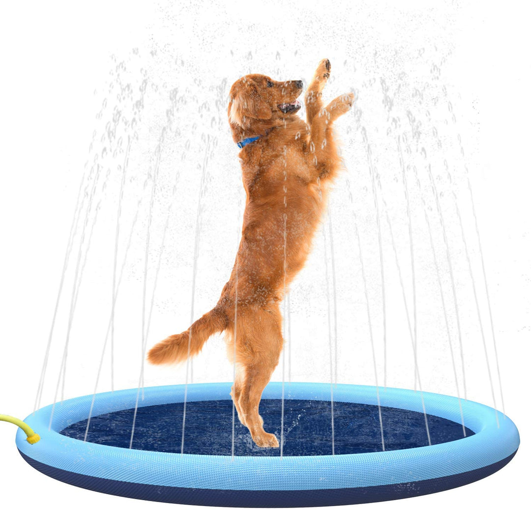 BowLift | PawSplash Dog Bath – Inflatable Water Mat with Sprayers for Pets