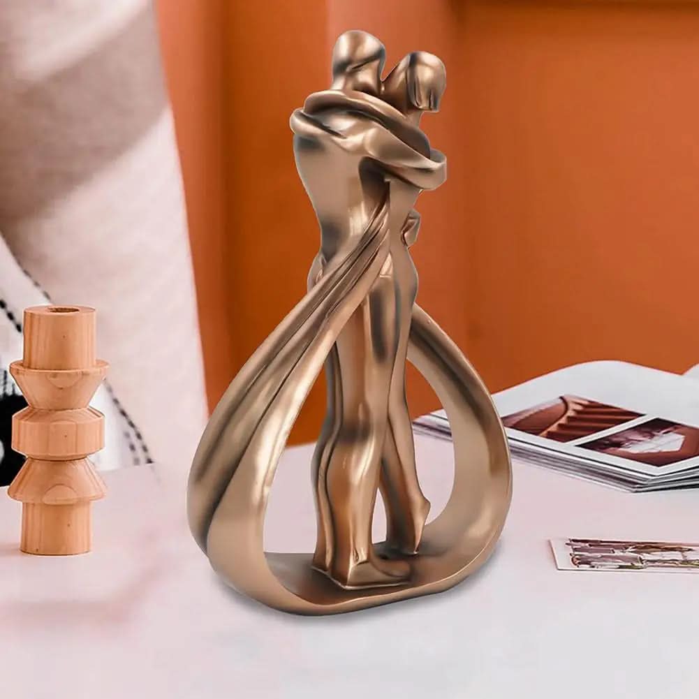BowLift | Modern Lovers Sculpture – Minimalist Couple Decor