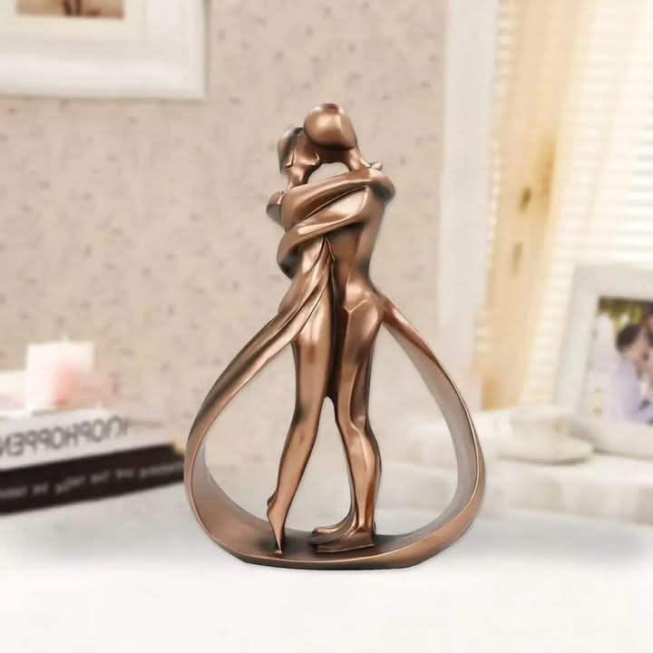 BowLift | Modern Lovers Sculpture – Minimalist Couple Decor