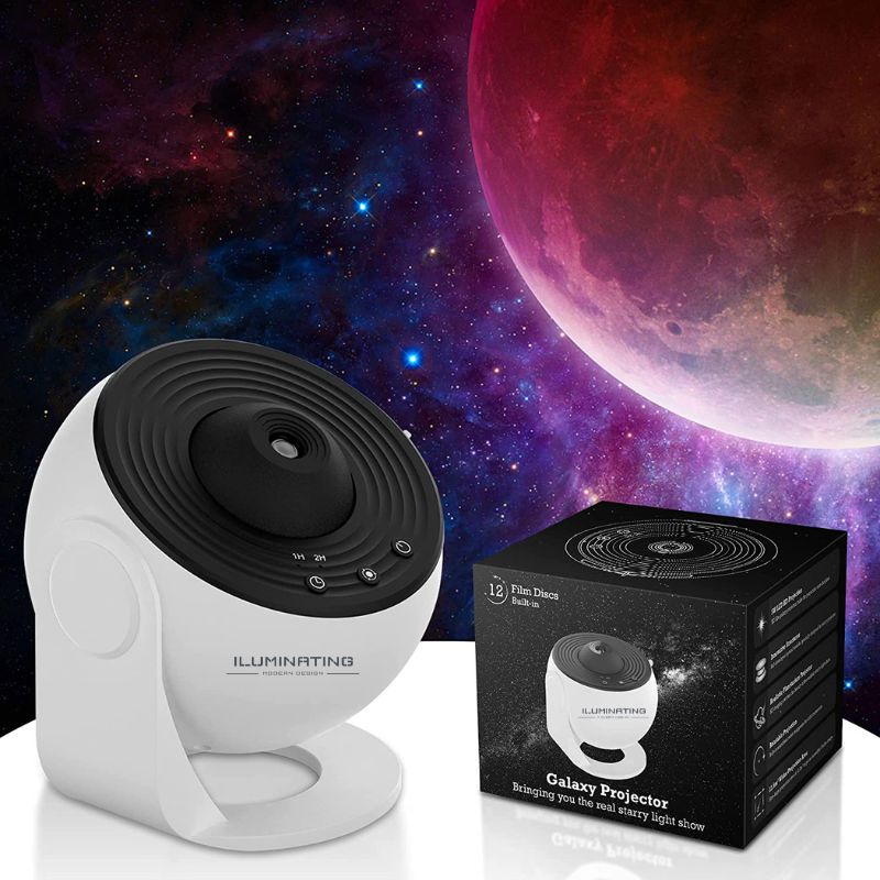 CelestiSphere 13-in-1 Planetarium Projector | 360° RotataBowlifte Star Sky and Galaxy Projector with HD Images | Bowlift