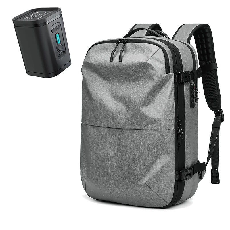 Packlite Slim – Waterproof compression backpack with USB connection for hand luggage | Bowlift
