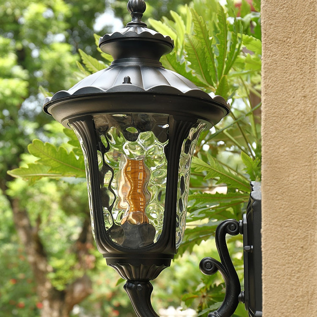 BowLift | Waterproof Retro Outdoor Wall Lamp Frosted Glass