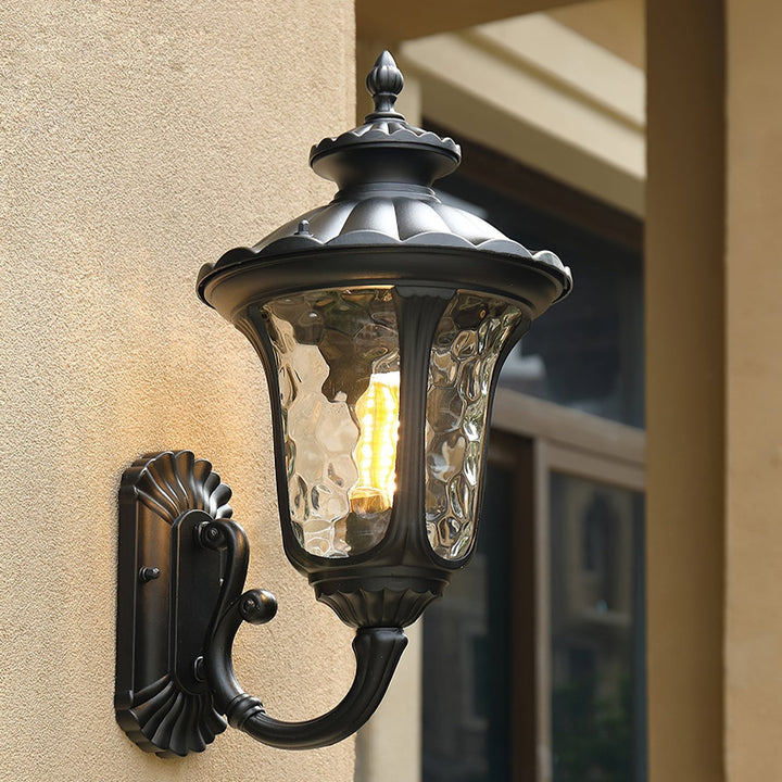 BowLift | Waterproof Retro Outdoor Wall Lamp Frosted Glass