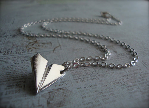 Paper Airplane Necklace | Bowlift