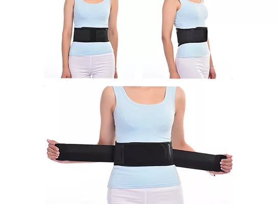 BowLift | Magnetic Therapy Heat Back Support Belt – Adjustable Support for Lower Back, Breathable Fabric