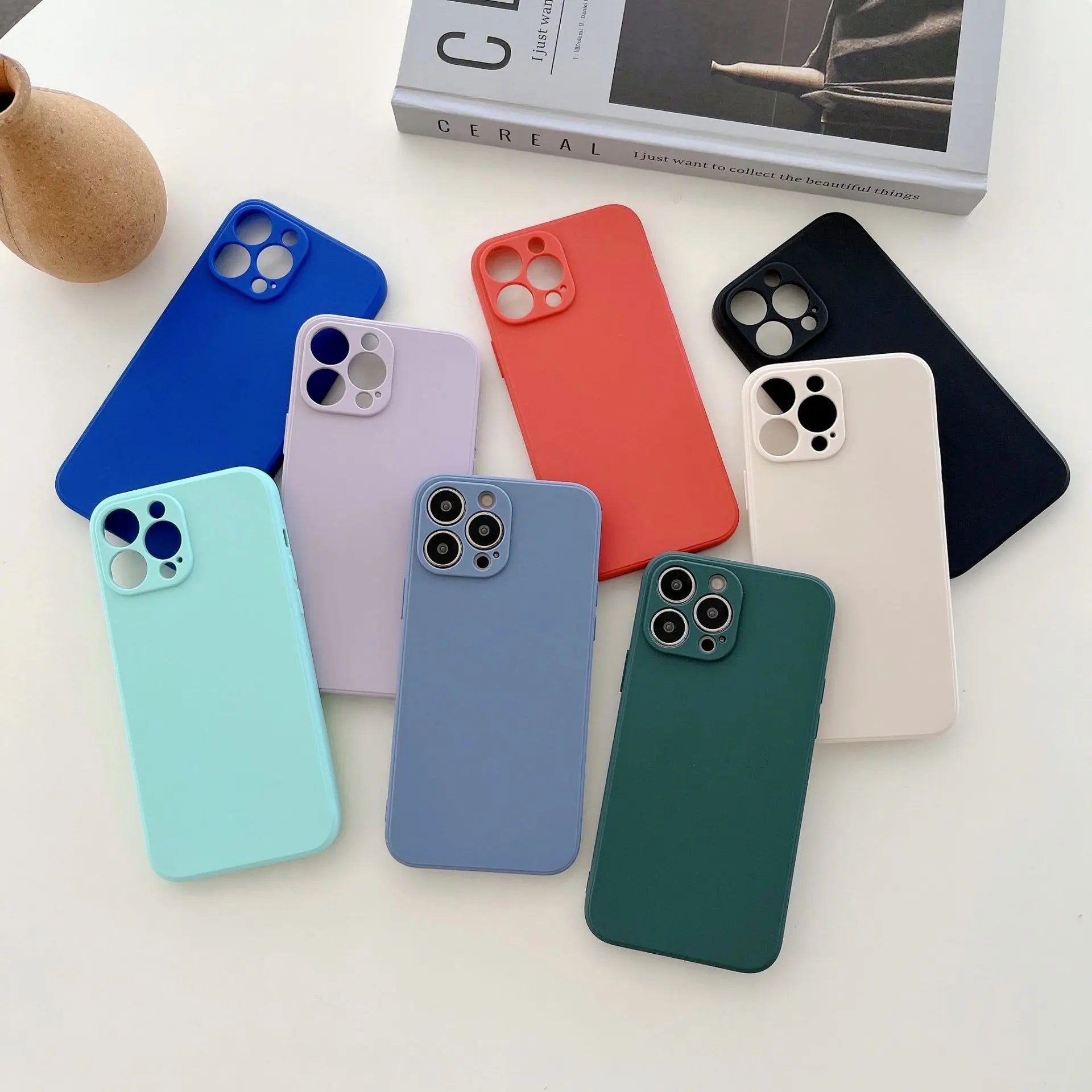 BowLift | Pastel Solid Color Silicone iPhone Case