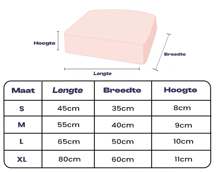 BowLift | Orthopedic Dog Bed Washable from Memory Foam, Waterproof and Scratch Resistant