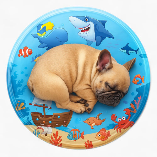 PawTide Cooling Water Bed for French Bulldogs – Summer Relief Pet Mat | Bowlift