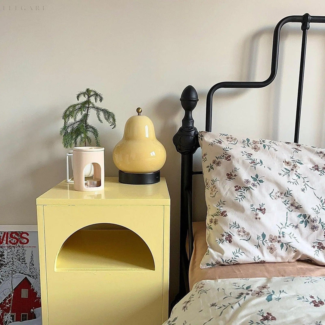 Pear-shaped Touch Dimmer Lamp with Warm Light Bowlift