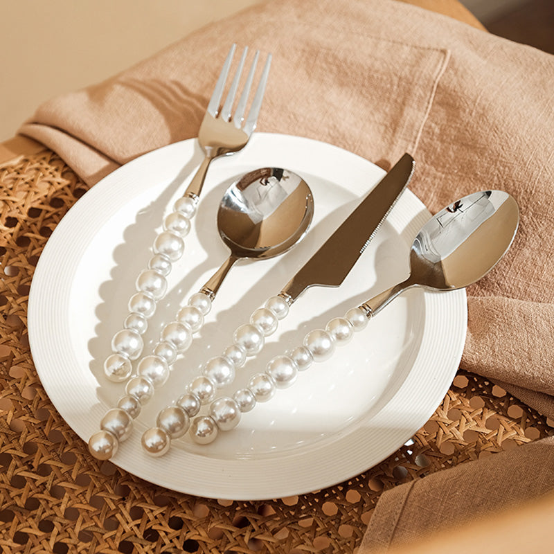 BowLift | Pearl grip cutlery 4 piece set