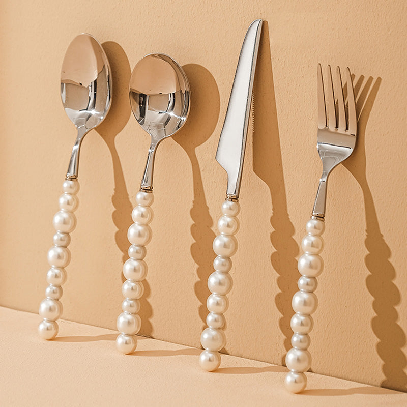 BowLift | Pearl grip cutlery 4 piece set