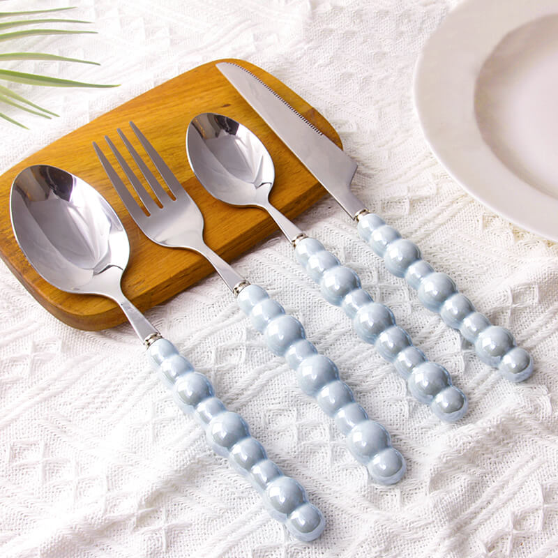 BowLift | Pearl grip cutlery 4 piece set