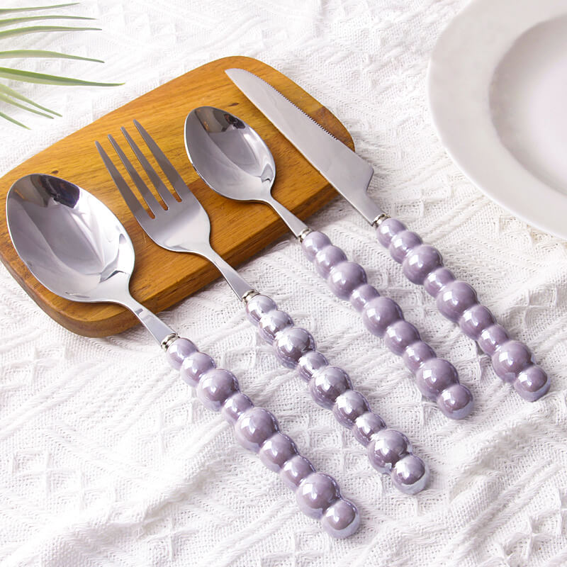 BowLift | Pearl grip cutlery 4 piece set