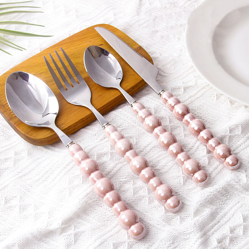 BowLift | Pearl grip cutlery 4 piece set