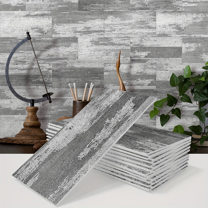 BowLift | Peel and Stick Wall Panels Rustic Wood Texture Waterproof Decor