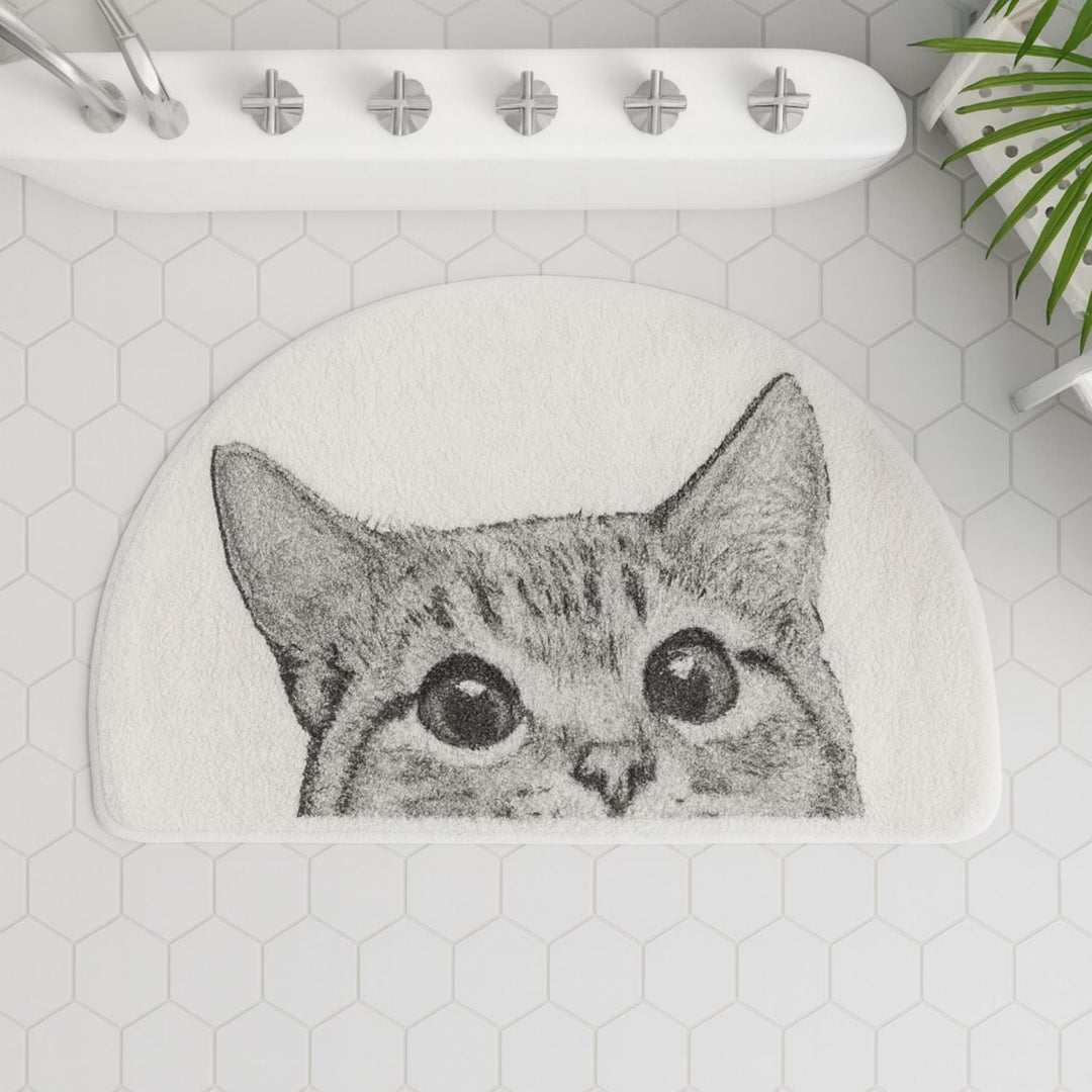 BowLift | Peeping Kitty Bath Mat