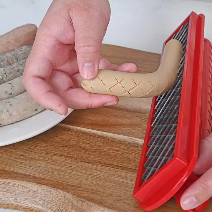 BowLift | Perfect Criss-Cross Hotdog Cutter – Juicy, evenly cooked sausages