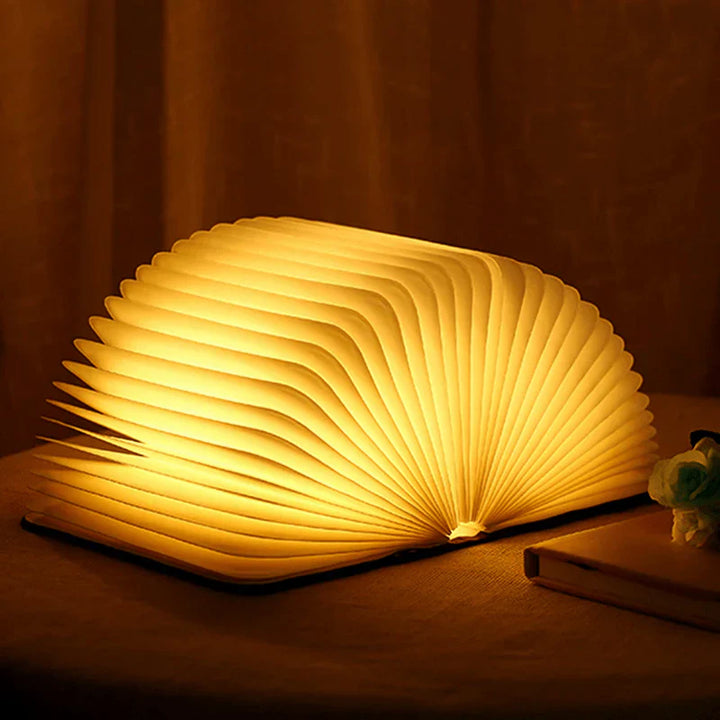 BowLift | Foldable Book Lamp with Warm LED Lighting - StoryGlow