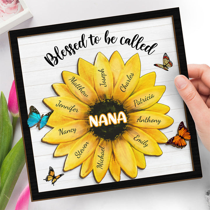 Personalized 2 Layer Wooden Plaque With Stand | Bowlift