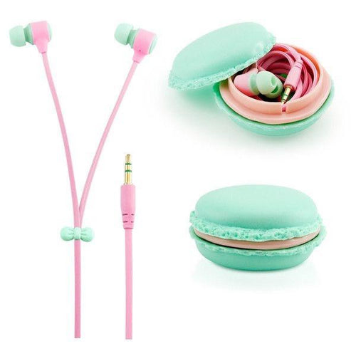 Macaron Earphones - with Case | Bowlift