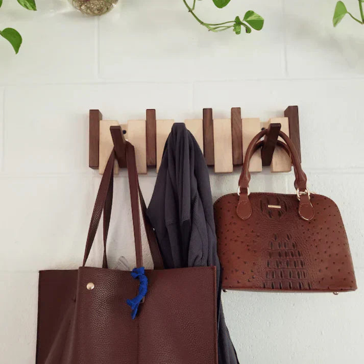 Piano Coat Rack – Stylish and Space-Saving Wooden Coat Rack for Coats and Accessories | Bowlift