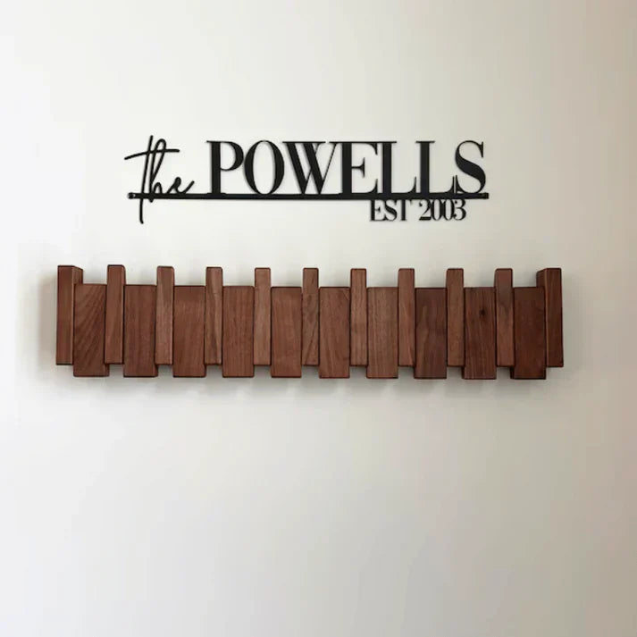 Piano Coat Rack – Stylish and Space-Saving Wooden Coat Rack for Coats and Accessories | Bowlift