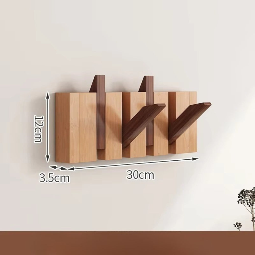 BowLift | Piano Foldable Wooden Flip Hook Wall Rack