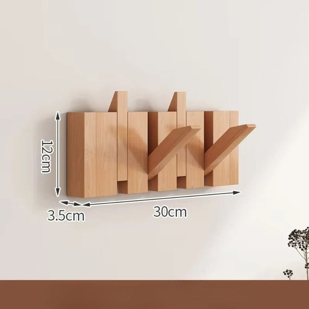 BowLift | Piano Foldable Wooden Flip Hook Wall Rack