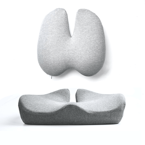BowLift | Orthopedic Seat Cushion Set | Pain Relief for Tailbone & Lumbar Support for Office, Car & Home Use
