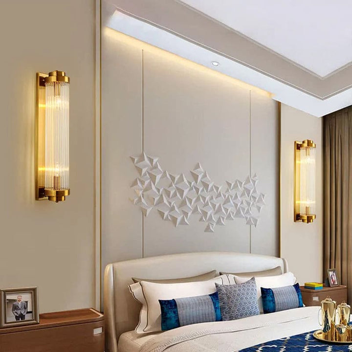 BowLift | Vintage Glass Wall Lamp with LED in Retro Style
