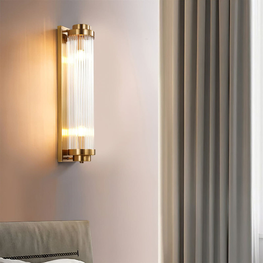 BowLift | Vintage Glass Wall Lamp with LED in Retro Style