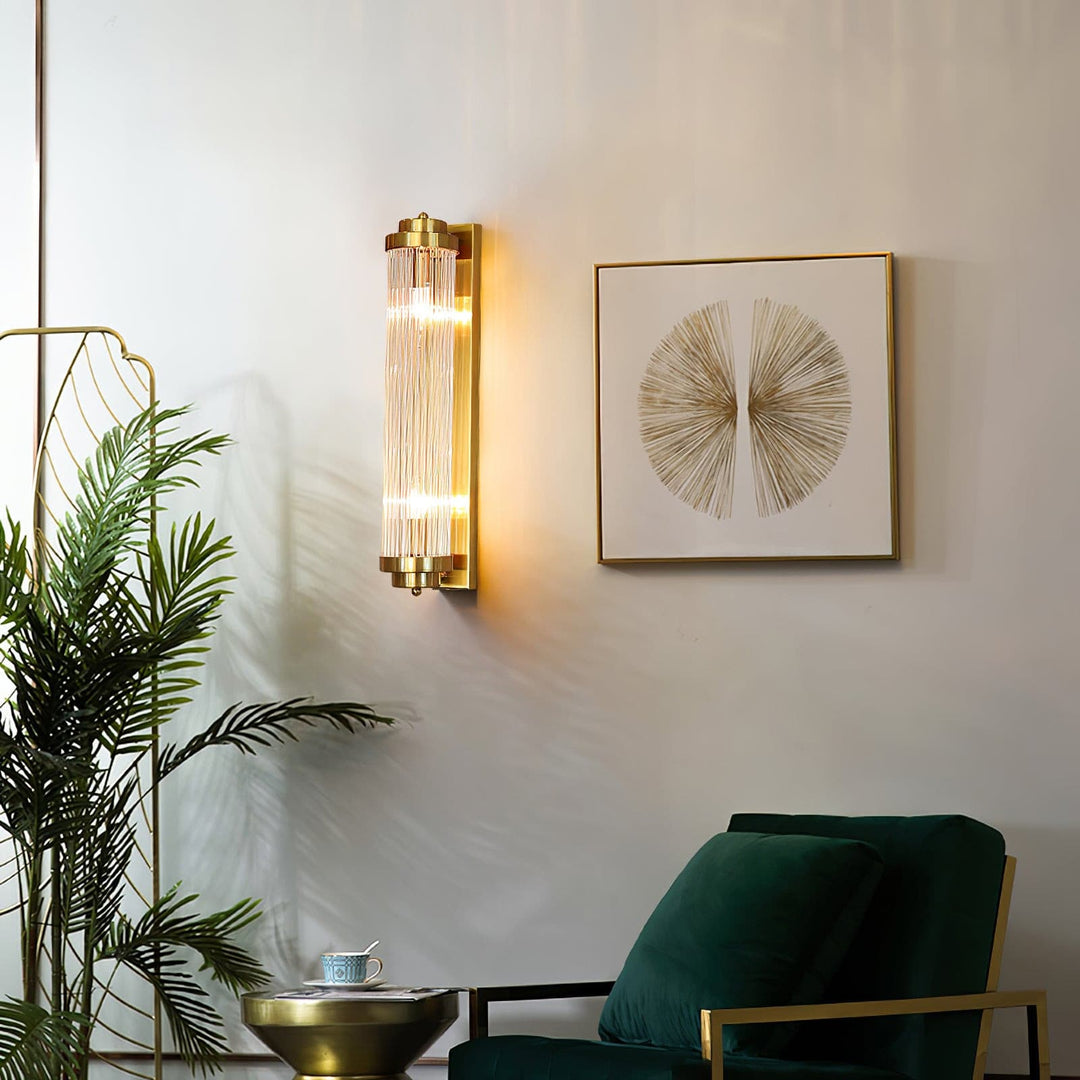 BowLift | Vintage Glass Wall Lamp with LED in Retro Style