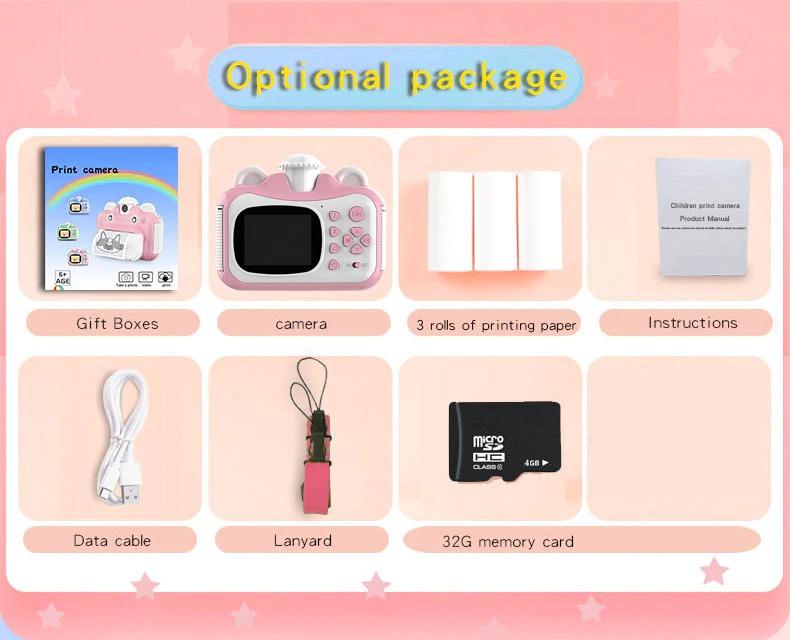 BowLift | Instant Print Camera Bundle 1080 Camera with Thermal Print