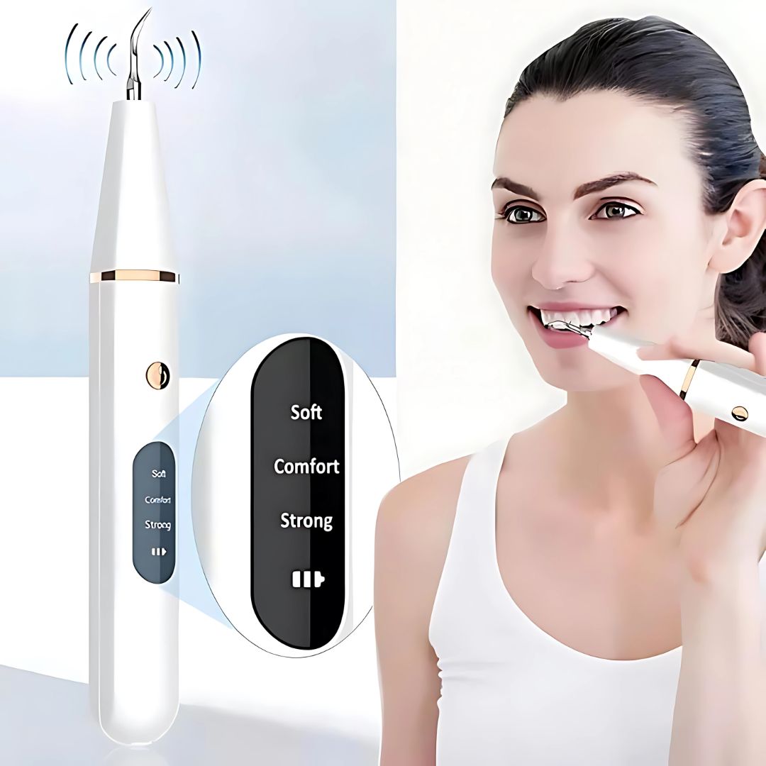 PlaqueFree Plaque Remover for teeth | Ultrasonic Teeth Cleaner - Tartar Remover from Home - Deep Teeth Cleaning and Polish Bowlift