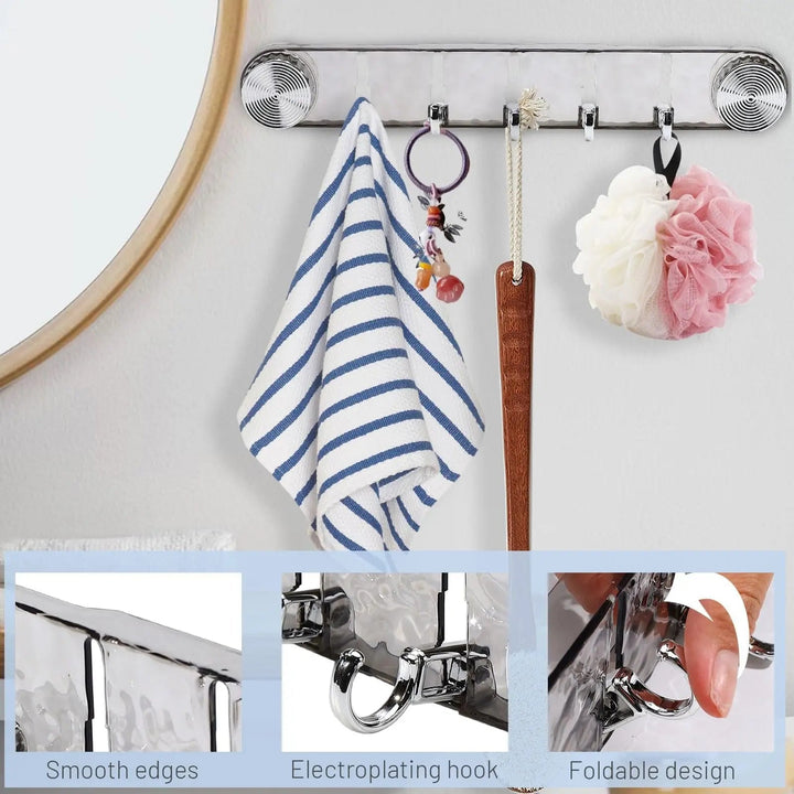 BowLift | Space-saving suction cup hooks with adjustable folding design