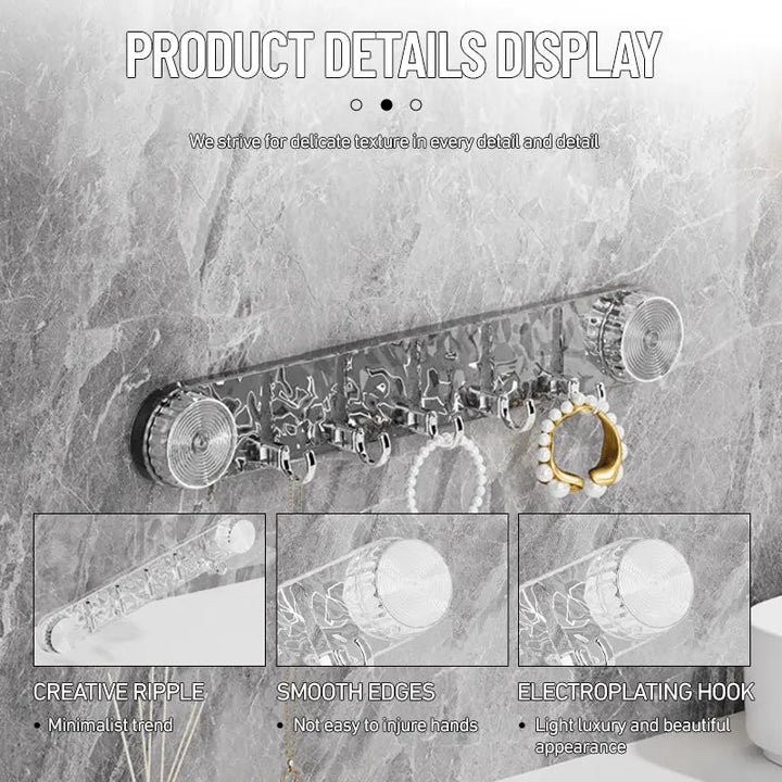 BowLift | Space-saving suction cup hooks with adjustable folding design