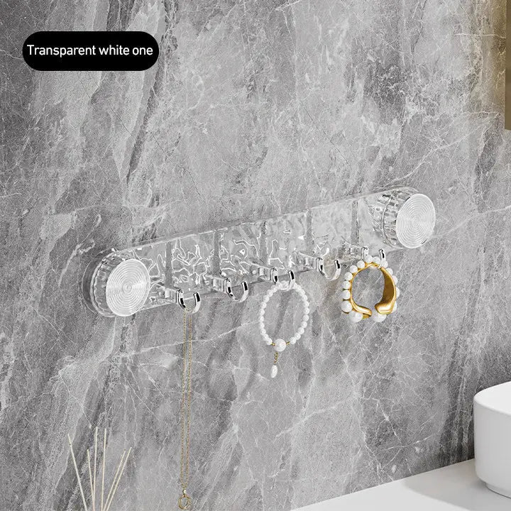 BowLift | Space-saving suction cup hooks with adjustable folding design