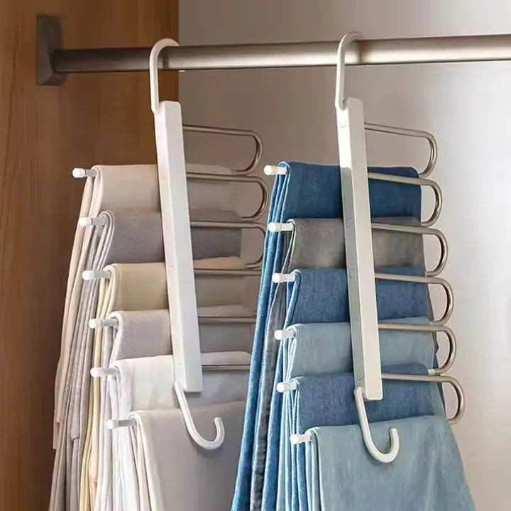 BowLift | Space-saving stainless steel multifunctional dress hanger