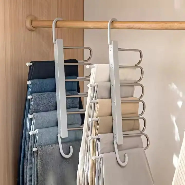 BowLift | Space-saving stainless steel multifunctional dress hanger