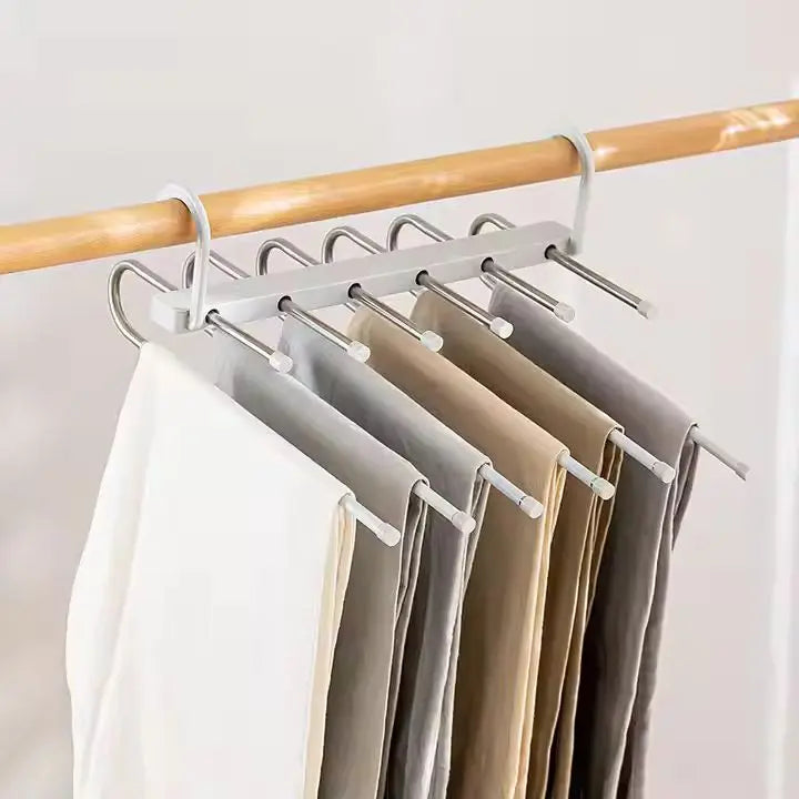 BowLift | Space-saving stainless steel multifunctional dress hanger