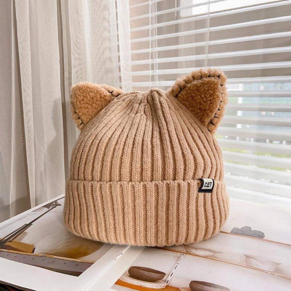 CozyCat Beanie - Trendy Winter Hat with Cat Ears Bowlift